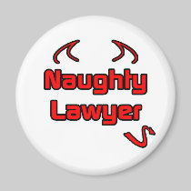 Naughty Lawyer Fridge Magnets