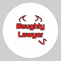 Naughty Lawyer Stickers