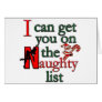 Naughty List Card
