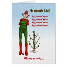 Naughty List Card