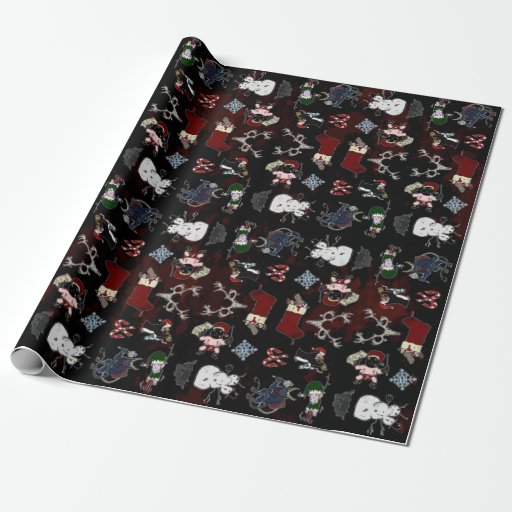 NAUGHTY LIST WRAPPING PAPER | Zazzle