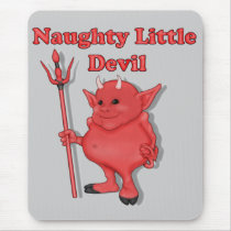 Naughty Little Devil mousepads by Spice Naughty Little Devil mousepads