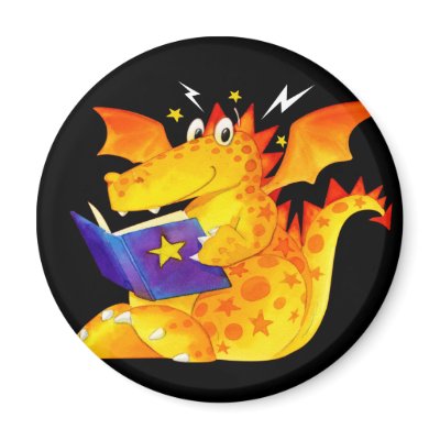 naughty little dragon Magnets
