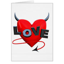 Naughty LOVE Greeting Card