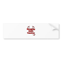 Naughty Math Teacher bumper stickers