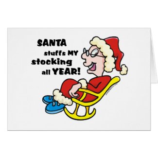 Naughty Mrs. Claus Christmas cards