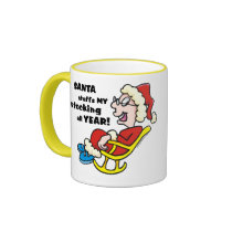 Naughty Mrs. Claus Christmas Mug