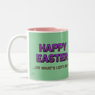Naughty Newfie Happy Easter mug