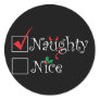 Naughty Nice Sticker