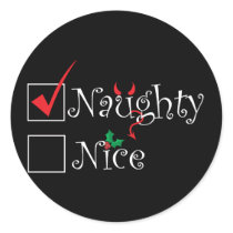 Naughty Nice stickers