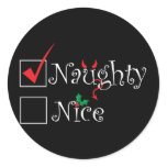 Naughty Nice stickers