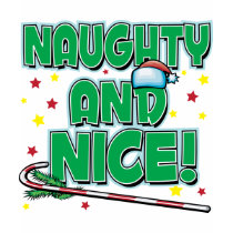 Naughty & Nice! t-shirts