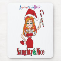 Naughty & Nice Vertical Mousepad by LauriJon Naughty & Nice Vertical Mousepad