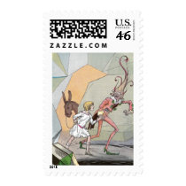 Naughty Nome in the Caverns Postage Stamps
