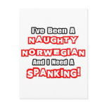 Naughty Norwegian...Need a Spanking Postcard