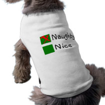 Naughty Not Nice pet clothing