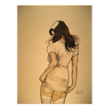 Naughty Nurse Customized Letterhead