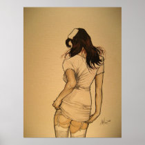 artsprojekt, naughty, nurse, gently, lifting, her, clothes, revealing, undergarments., cartoon art, overclothe, overdress, union suit, suspender belt, long underwear, underdress, half-slip, plastic art, graphic art, wrap up, underskirt, cyberart, ratting, fine art, divulgement, unmentionable, body stocking, news leak, divulgence, commercial art, foundation garment, dress up, underbodice, artificial flower, speech act, accoucheuse, underclothing, probationer, Poster with custom graphic design