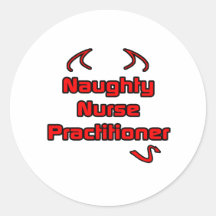Naughty Nurse Practitioner Sticker