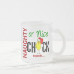 Naughty or Nice Chick (Santa Hat) Coffee Mug