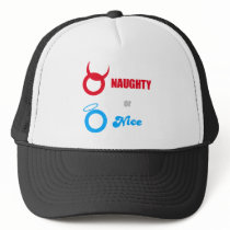 Naughty Or Nice - Emo Alternative Grunge Rock Punk Trucker Hat