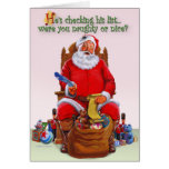 Naughty or Nice Holiday Card
