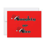 Naughty or Nice invitations