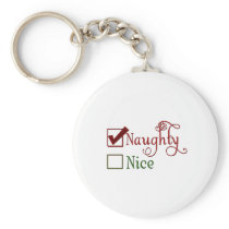 Naughty or Nice keychains