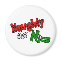 Naughty Or Nice? Magnet