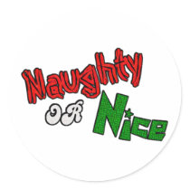 Naughty Or Nice? Sticker