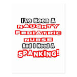 Naughty Pediatric Nurse...Need a Spanking Post Cards