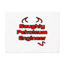 Naughty Petroleum Engineer Postcard