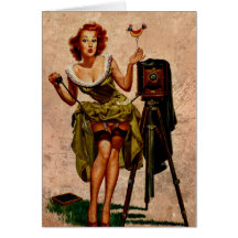 Naughty Photographer, Birthday Card