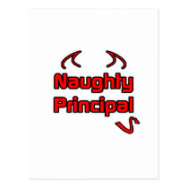 Naughty Principal postcards