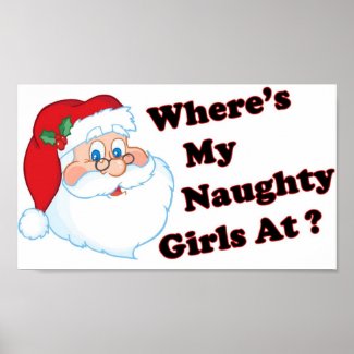 Naughty Santa Full print