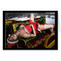 Naughty Santa Girl Christmas or Greeting Card by sexyshirts2 Naughty Santa Girl Christmas or Greeting Card