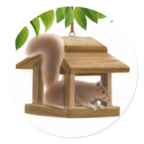 Naughty Squirrel Sticker