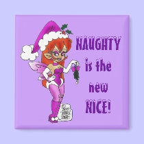 Naughty Sugarplum Fairy Magnet magnets