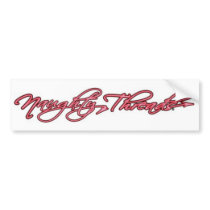 Naughty Threads Sticker bumper stickers by naughtythreads Naughty Threads Sticker bumper stickers