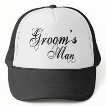 Naughy Grunge Script - Groom's Man Black Hat