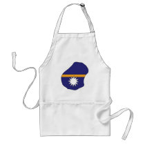 Nauru flag map aprons