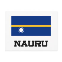 Nauru Flag postcards