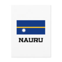 Nauru Flag postcards