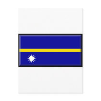 Nauru Flag postcards
