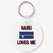 Nauru Loves Me keychains by flagshirt Nauru Loves Me keychains