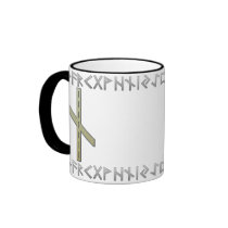 Nauthiz Rune gold Coffee Mugs