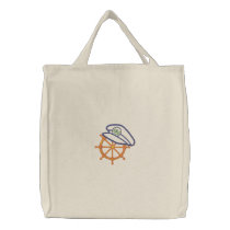 Nautical 4 Motif Canvas Bags