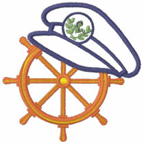 Nautical 4 Motif embroidered shirts