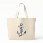 Nautical Anchor Canvas Bag