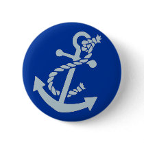 Nautical Anchor Pinback Buttons